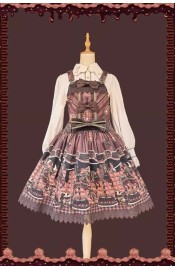 Infanta Chocolate Carousel Salopette(3 Colours)